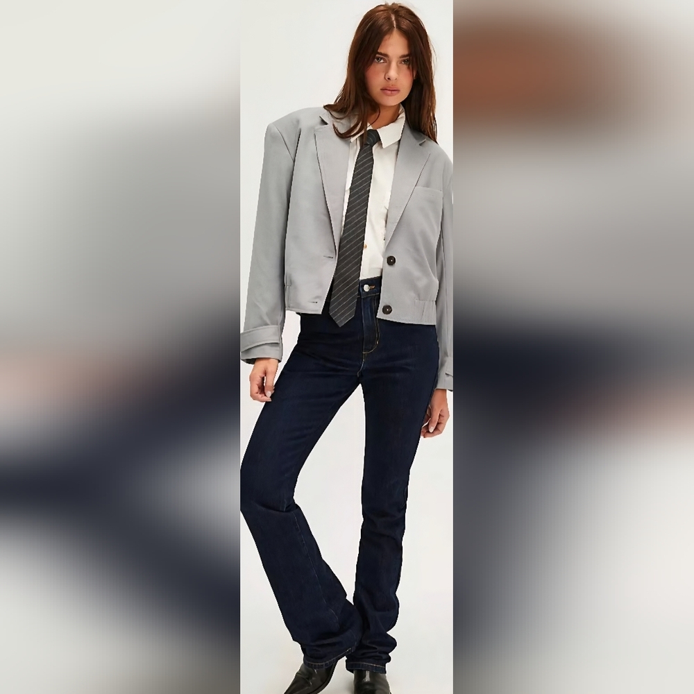 NWT FREE PEOPLE AGNES SOLID JACKET SIZE SMALL
